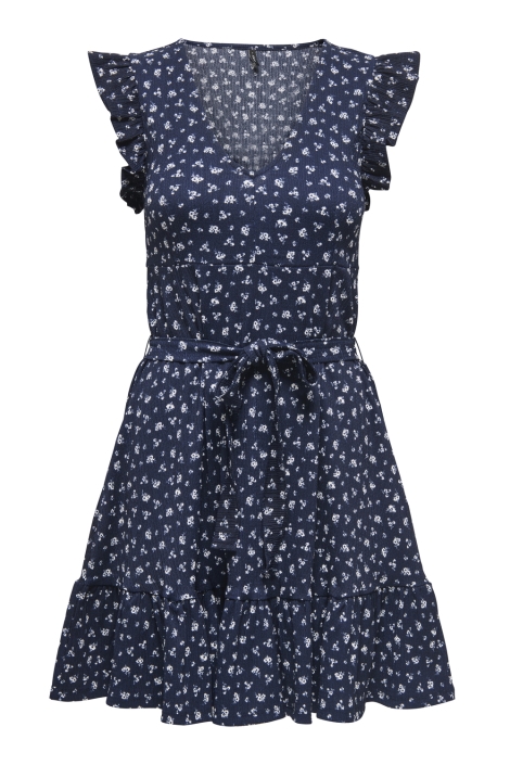 Only onlhillary v neck belt dress cs ox